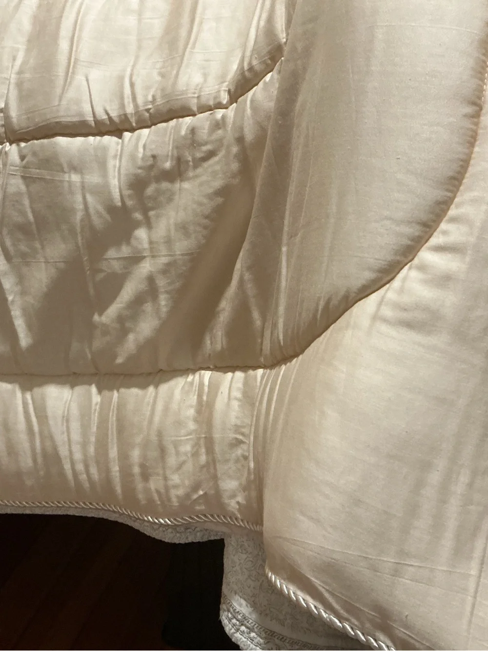 NWOT Heavy Weight Damask Jacuard Comforter & Shams